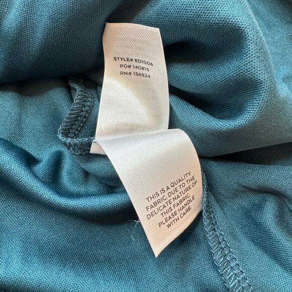 Lulu's | NWT Smokeshow Teal Metallic Mini Dress - Picture 8 of 9